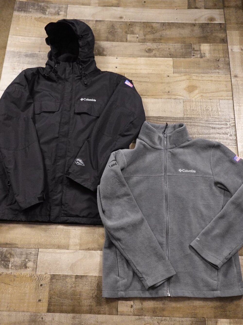 Columbia Bugaboo Interchange Jacket Men’s Medium Black 3-in-1 Omni‎ Heat